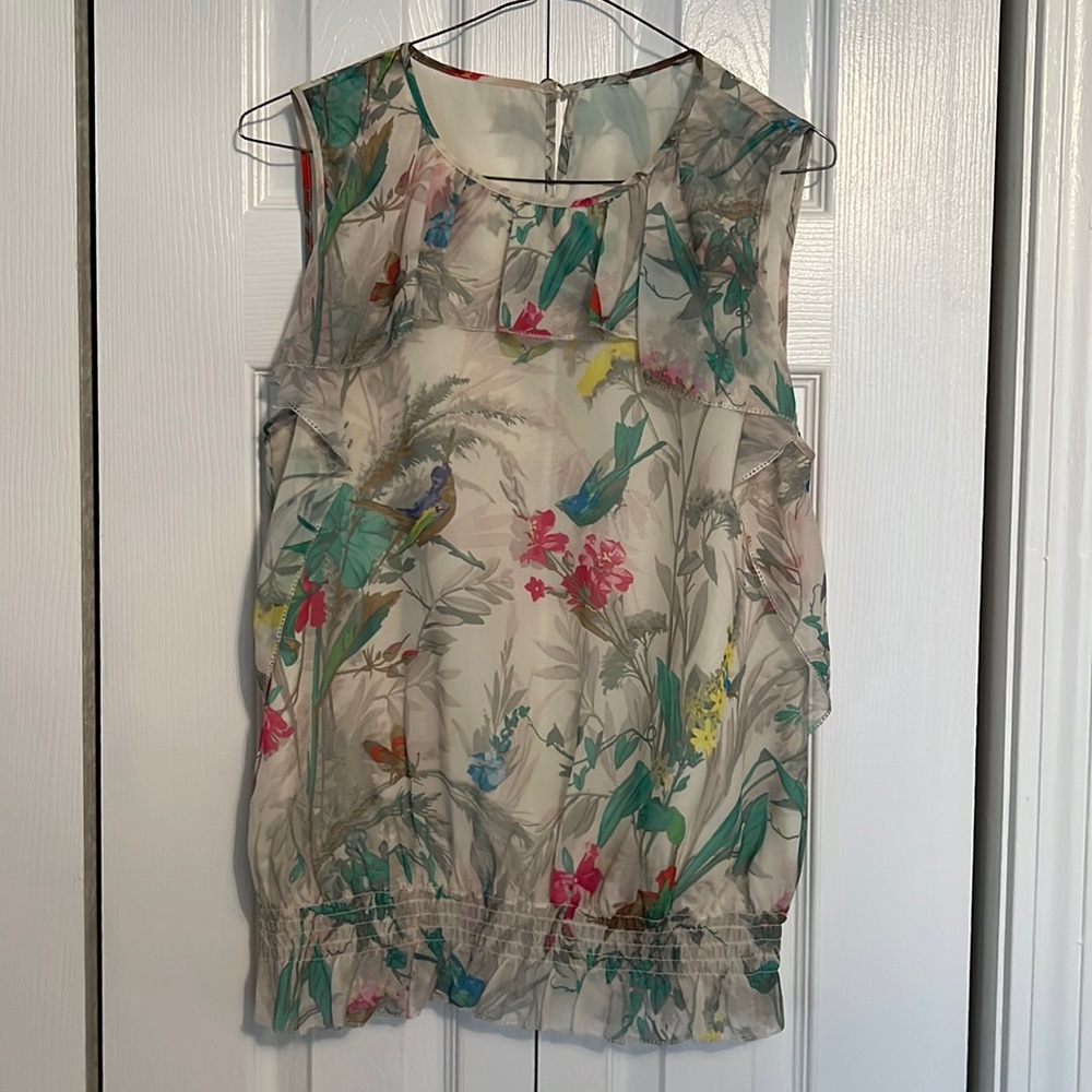Ted Baker - Cute flower/bird blouse